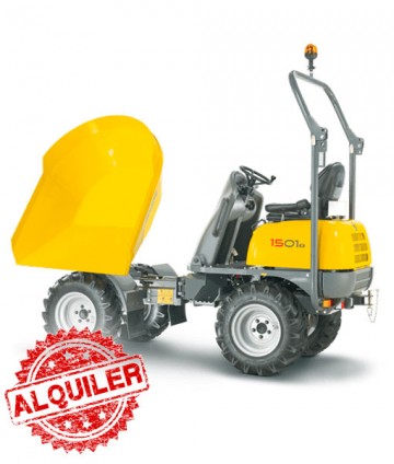WACKER NEUSON DUMPER 1501 4X4 ARTICULADO GIRATORIO 1500K