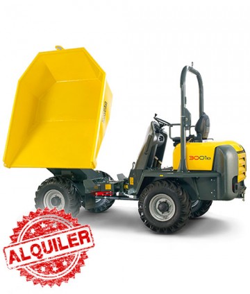 WACKER NEUSON DUMPER 3001 4X4 ARTICULADO GIRATORIO 3000K