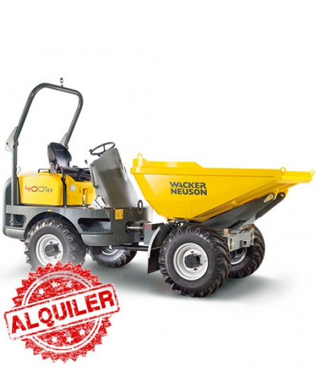 WACKER NEUSON DUMPER 4001 4X4 ARTICULADO GIRATORIO 4000 Kg