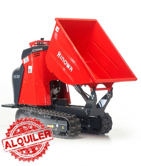 HINOWA MINI DUMPER ORUGA GASOLINA HS701 700 Kg