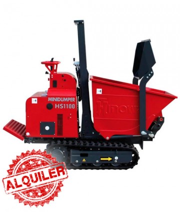 HINOWA MINI DUMPER ORUGA DIESEL AUTOCARGA ELEVABLE HS 1100 1100K
