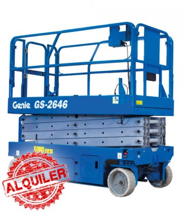 GENIE PLATAFORMA TIJERA ELÉCTRICA GS2646 9,5M