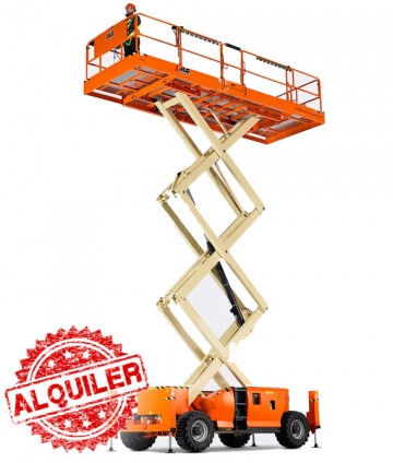 JLG PLATAFORMA TIJERA DIESEL4X4 4394RT 15M