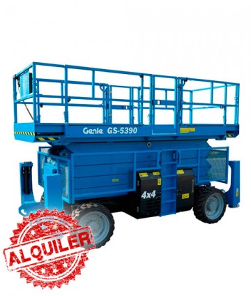 GENIE PLATAFORMA TIJERA DIESEL 4X4 GS5390 18M