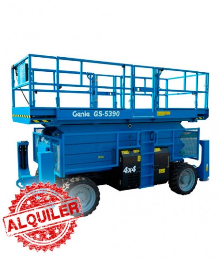GENIE PLATAFORMA TIJERA DIESEL 4X4 GS5390 18M