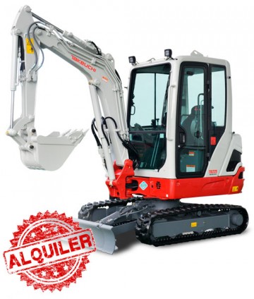 TAKEUCHI MINI EXCAVADORA TB-225R CANOPY 2400K