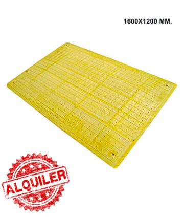 CHAPA CUBRE ZANJAS POLIETER 1600X1200 MM.