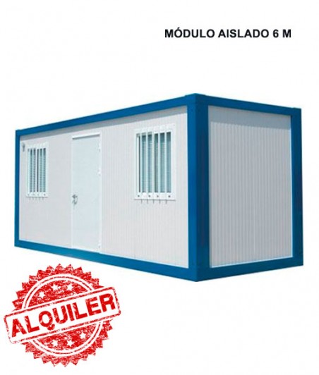 NUEVO SISTEMA MODULAR CASETA METALICA AISLADA 6M